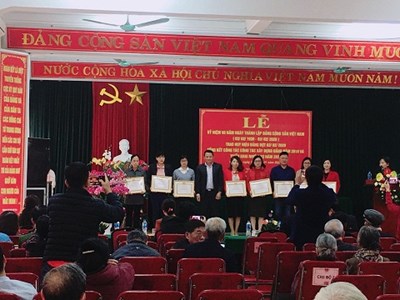 Tham dự Lễ kỷ niệm 90 năm ngày thành lập Đảng cộng sản Việt Nam ( 03/2/1930- 03/2/2020). Tổng kết công tác Xây dựng Đảng năm 2019 và triển khai nhiệm vụ năm 2020 .